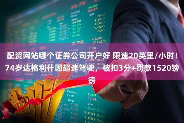 配资网站哪个证券公司开户好 限速20英里/小时！74岁达格利什因超速驾驶，被扣3分+罚款1520镑